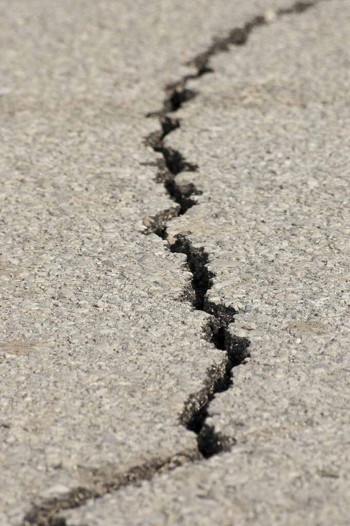 earthquake, fracture, asphalt, split, earthquake, earthquake, earthquake, earthquake, earthquake